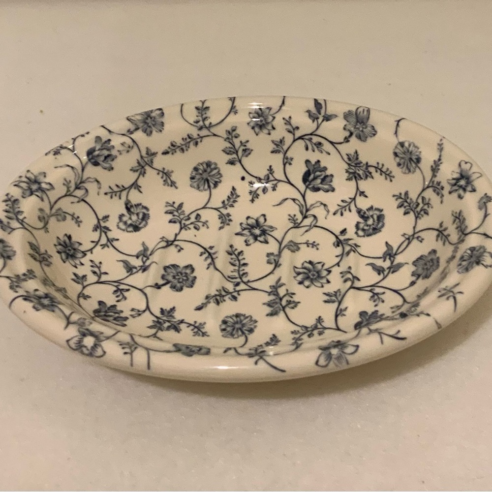 Crabtree & Evelyn Blue and White soap dish or Little Things